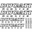 Autocolant Ducati Monster