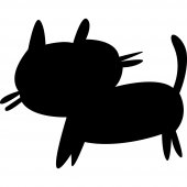 Sticker Ardezie Pisica