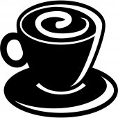 Sticker Ceasca de Cafea