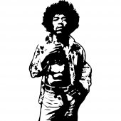 Sticker Jimmy Hendrix