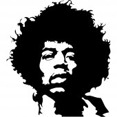 Sticker Jimmy Hendrix