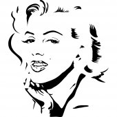 Sticker Marilyn Monroe