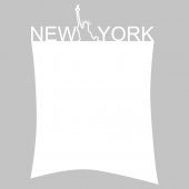 Sticker tabla velleda New York