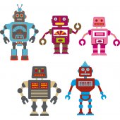 Stickere copii kit 5 Roboti