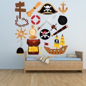 Stickere copii kit Pirati
