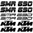 Autocolant KTM 690 SMR