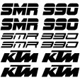 Autocolant KTM 990 SMR