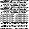 kit autocolant Agvsport