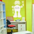 Sticker tabla velleda Robot