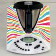 Sticker Thermomix TM 31 cu Dungi Multicolore