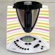 Sticker Thermomix TM 31 cu Dungi Multicolore