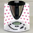 Sticker Thermomix TM 31 Ploaie de Inimi Roz