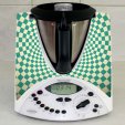 Sticker Thermomix TM 31 Tabla de Sah Turcoaz