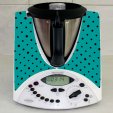 Sticker Thermomix TM 31 Turcoaz Cu Buline