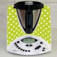 Sticker Thermomix TM 31 Verde cu Buline