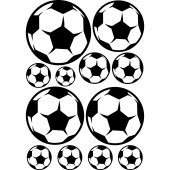 kit 12  stickere Minge de Fotbal