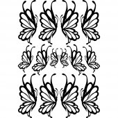 kit 14 stickere Fluture