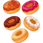 kit stickere 7 Donuts