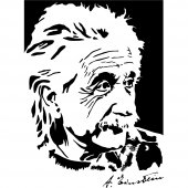 Sticker Albert Einstein