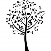Sticker Arbore Muzical