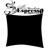 Sticker Ardezie Ceasca de Cafea