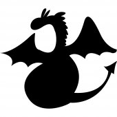 Sticker Ardezie Dragon