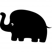 Sticker Ardezie Elefant