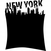 Sticker Ardezie New York