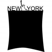 Sticker Ardezie New York