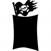 Sticker Ardezie Pirat