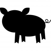 Sticker Ardezie Porc