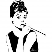 Sticker Audrey Hepburn