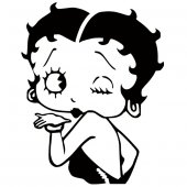 Sticker Betty Boop