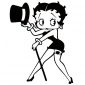 Sticker Betty Boop