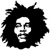 Sticker Bob Marley