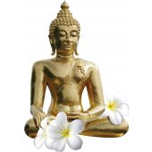 Sticker Buddha Flori