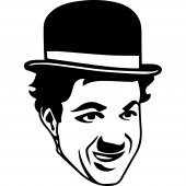 Sticker charlie chaplin