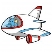 Sticker Copii Avion