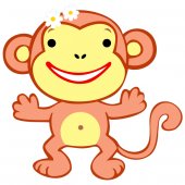 Sticker Copii Maimuta
