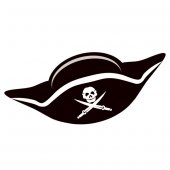 Sticker Copii Palarie Pirat