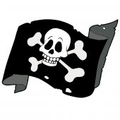 Sticker Copii Panza Pirat