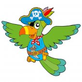 Sticker Copii Papagal Pirat