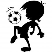 Sticker Copil Fotbal