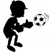 Sticker Copil Fotbal