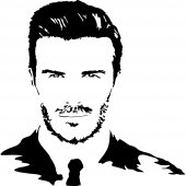 Sticker david beckham