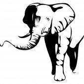 Sticker Elefant
