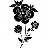 Sticker Floare Asiatica