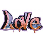 Sticker Graffiti Love