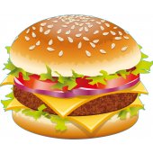 Sticker Hamburger