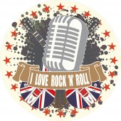 Sticker I Love Rock'n'roll